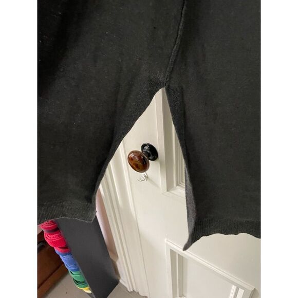 Verve ami charcoal gray cardigan sweater S - Picture 4 of 5